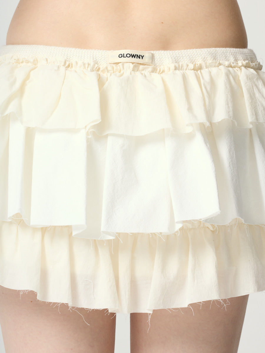 JENNIE WEARS] GIRLFRIEND RUFFLE MINI SKIRT – Glowny