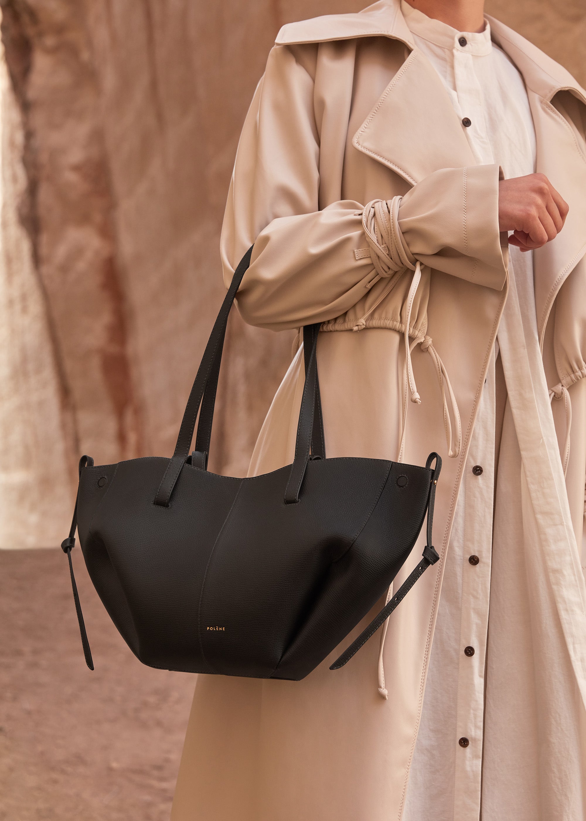 Polène | Bag - Cyme Mini - Textured Black