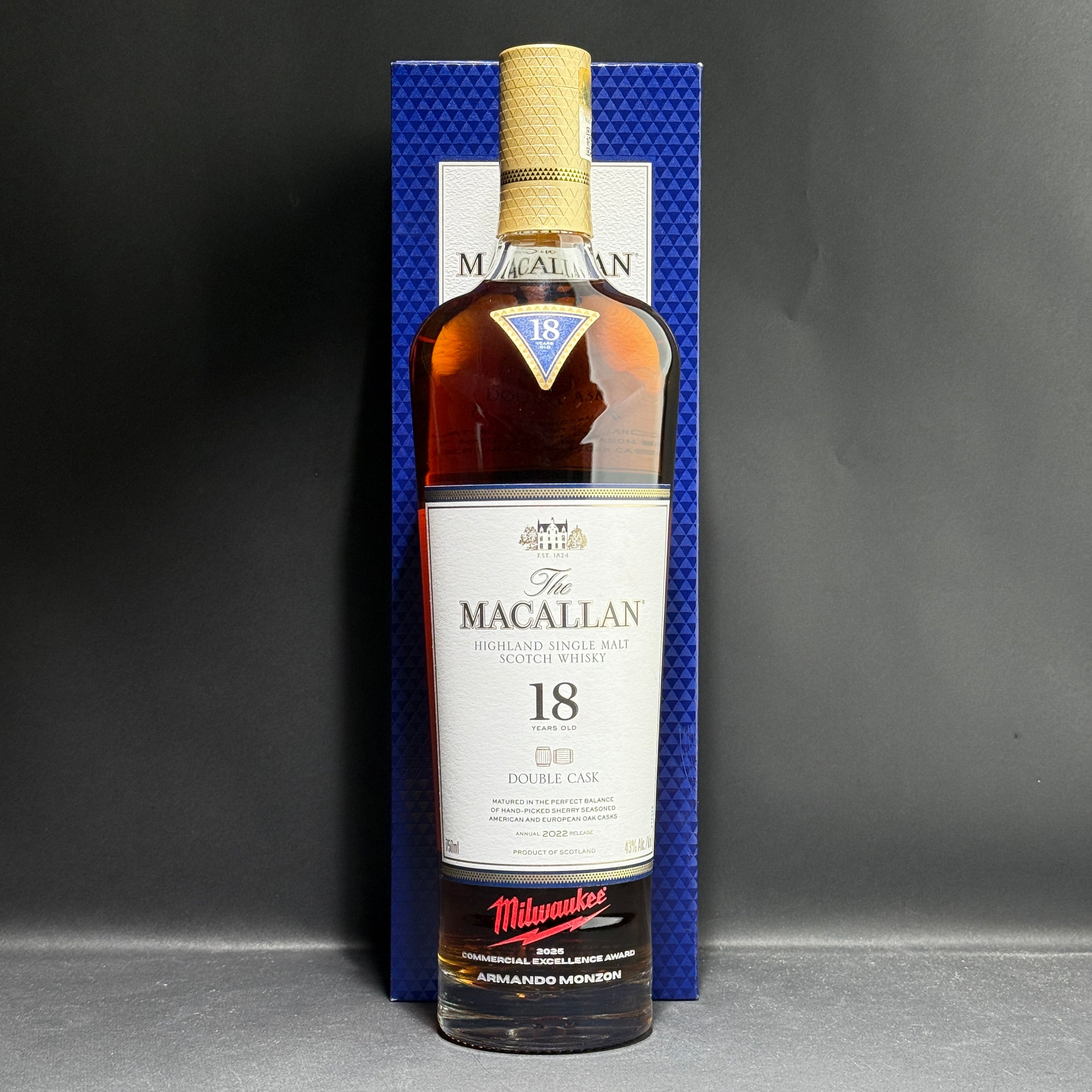 Engraved Macallan Double Cask-18 Yr – Personalized Gift | engraveVine