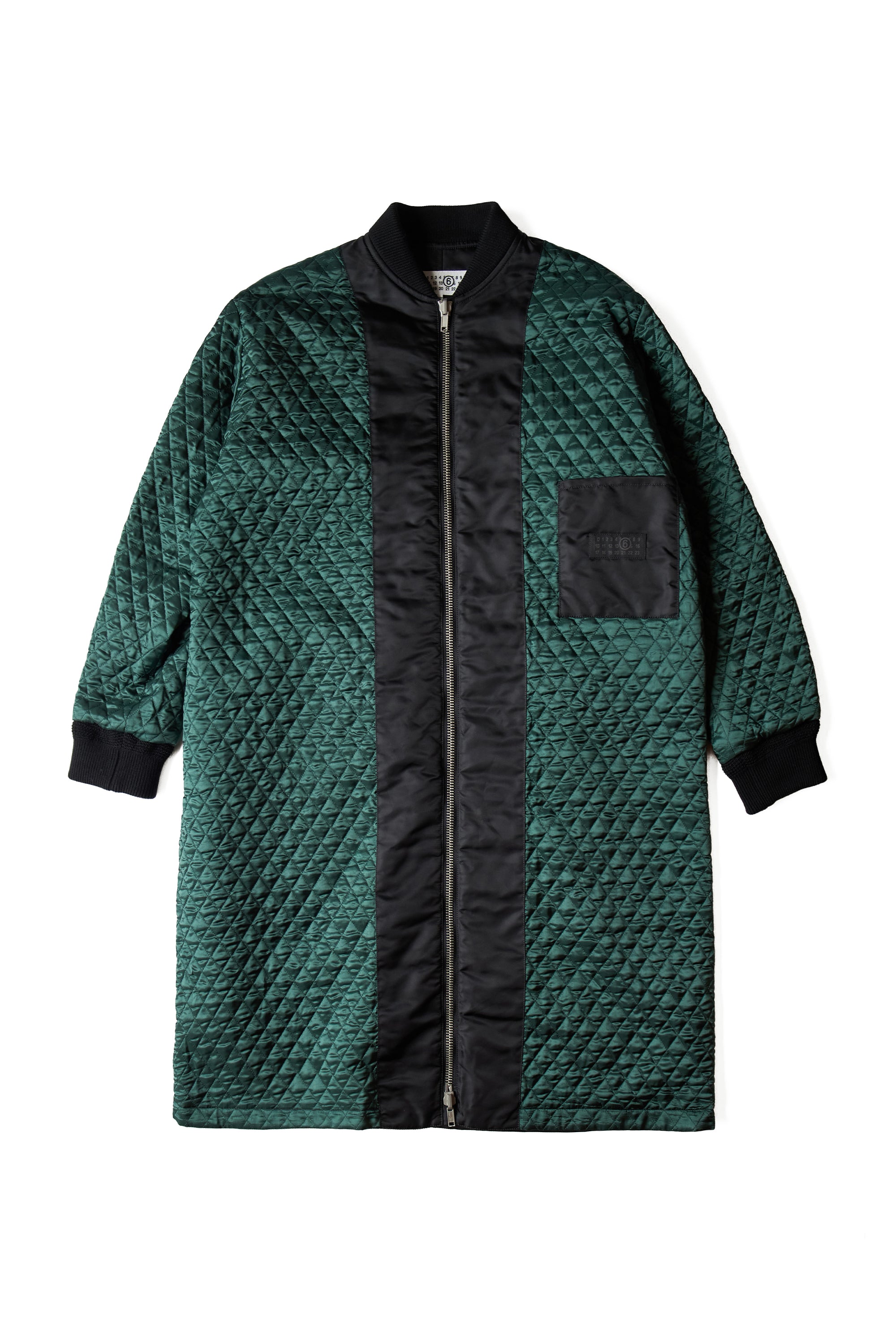 MM6 Maison Margiela Long Nylon Reversible Bomber Coat Black – ESSXNYC