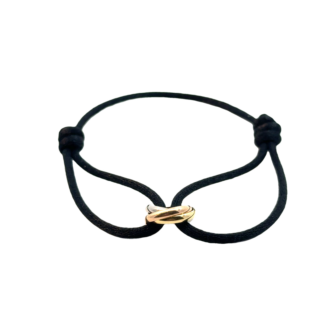 18K Cartier Trinity Tri-Color Cord Bracelet – Estate Jewelers