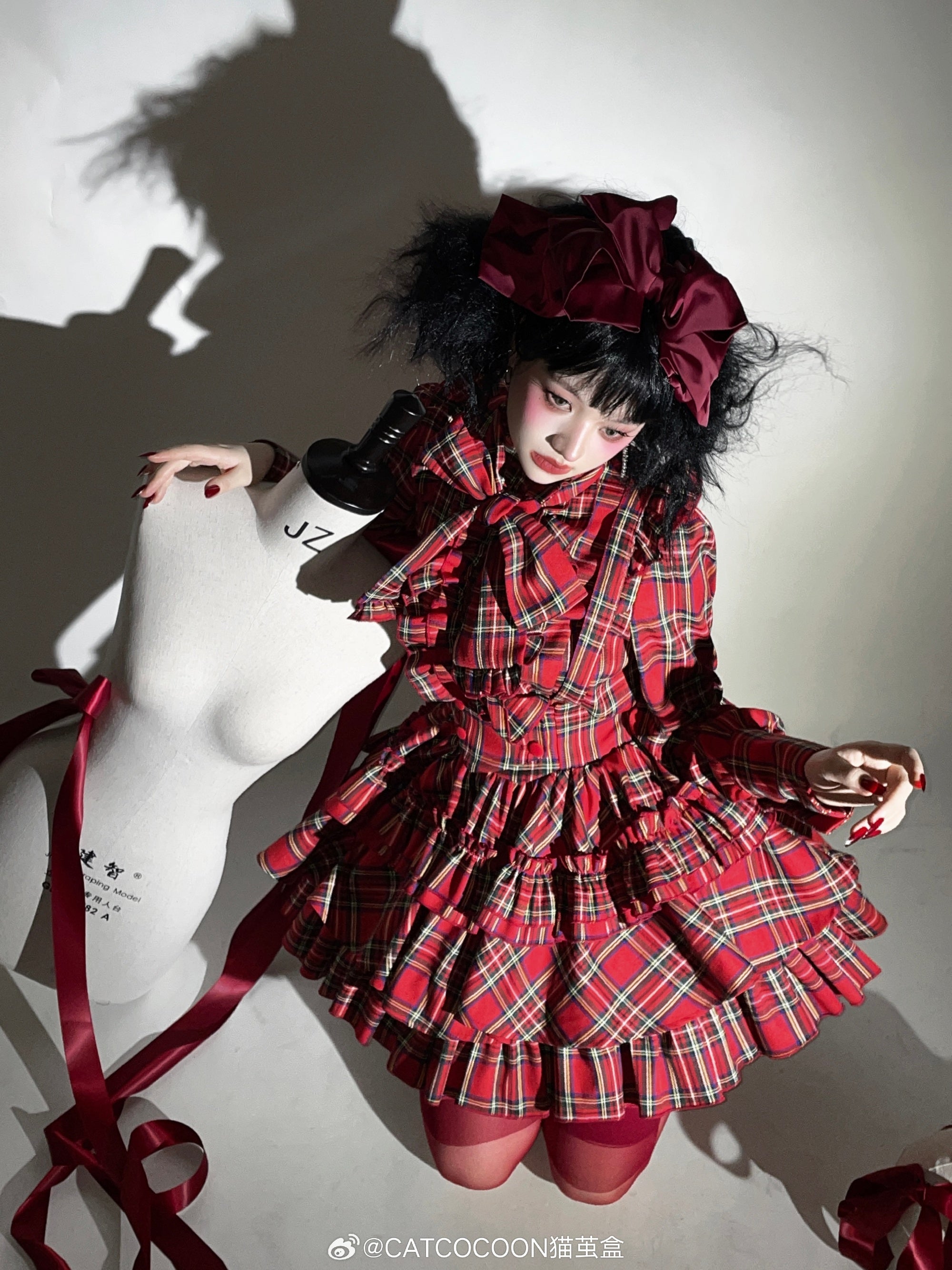 A Doll's House スカート(チェックver.)【CATCOCOON】 – Epetice