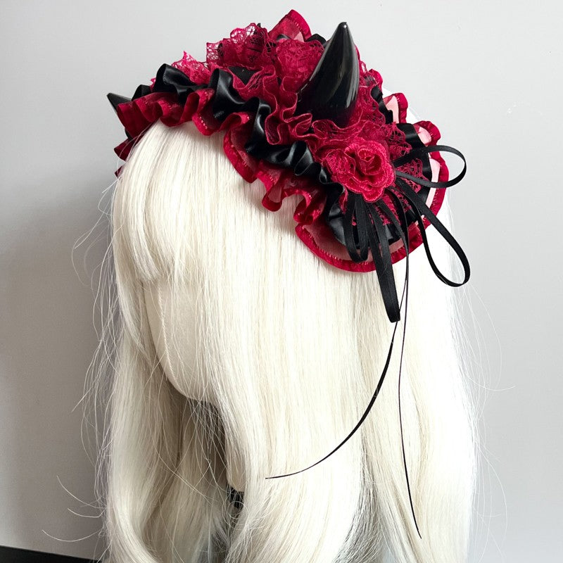 悪魔ツノ付きヘッドドレス【妹抖手作工作屋】 – Epetice
