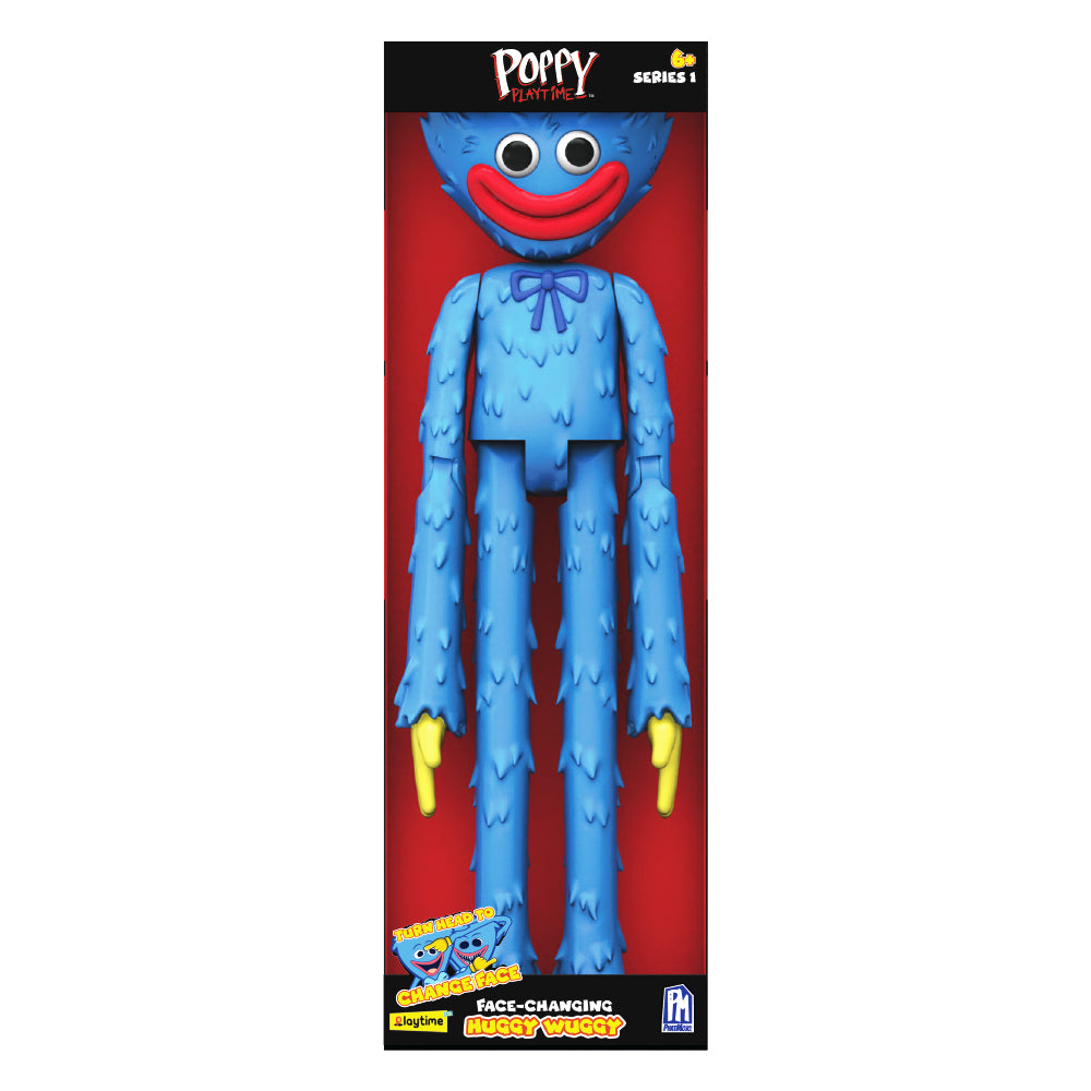 POPPY PLAYTIME - Huggy Wuggy Deluxe Face-Changing Action Figure