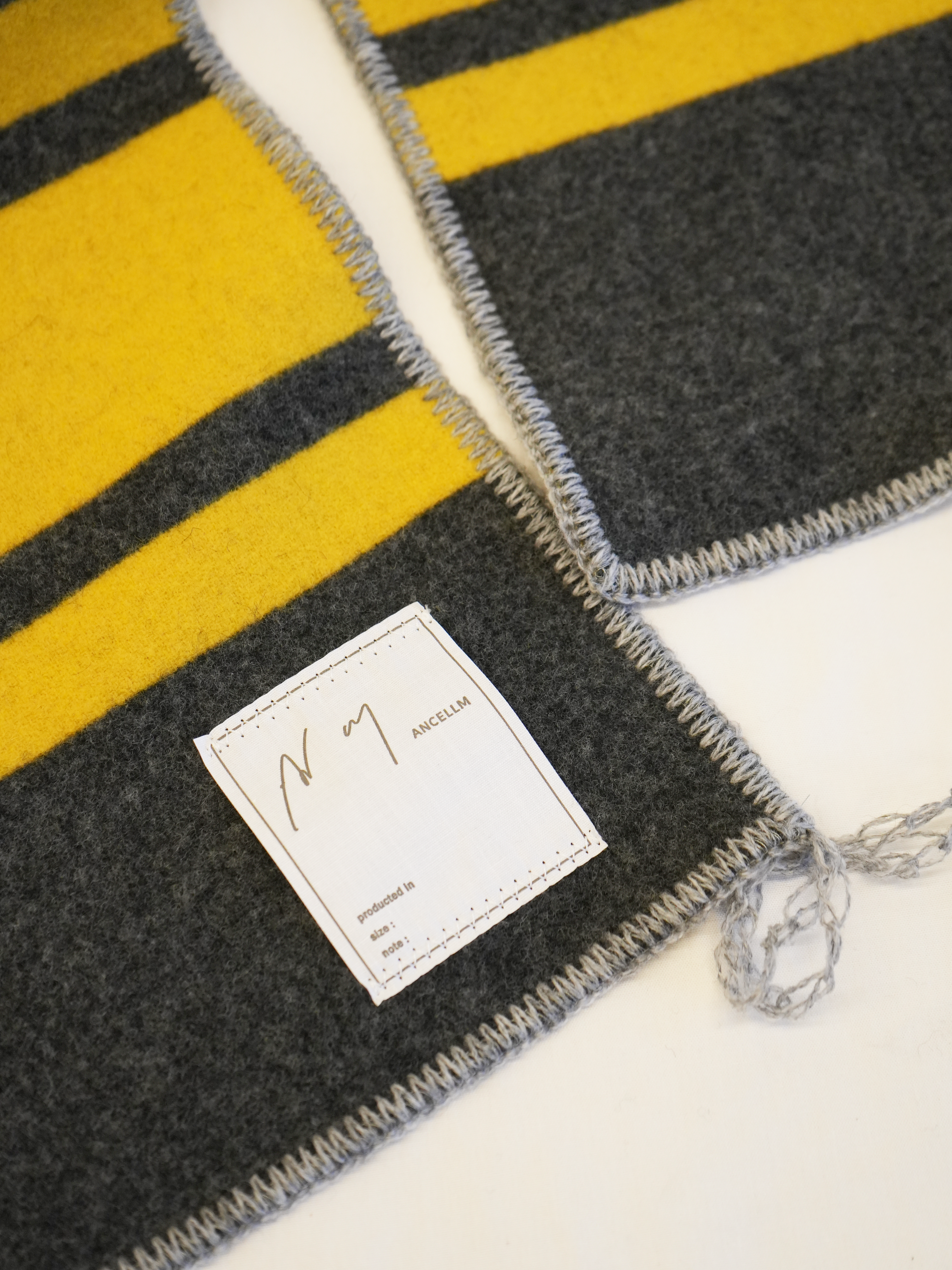 ANCELLM / exclusive】WOOL BLANKET SCARF