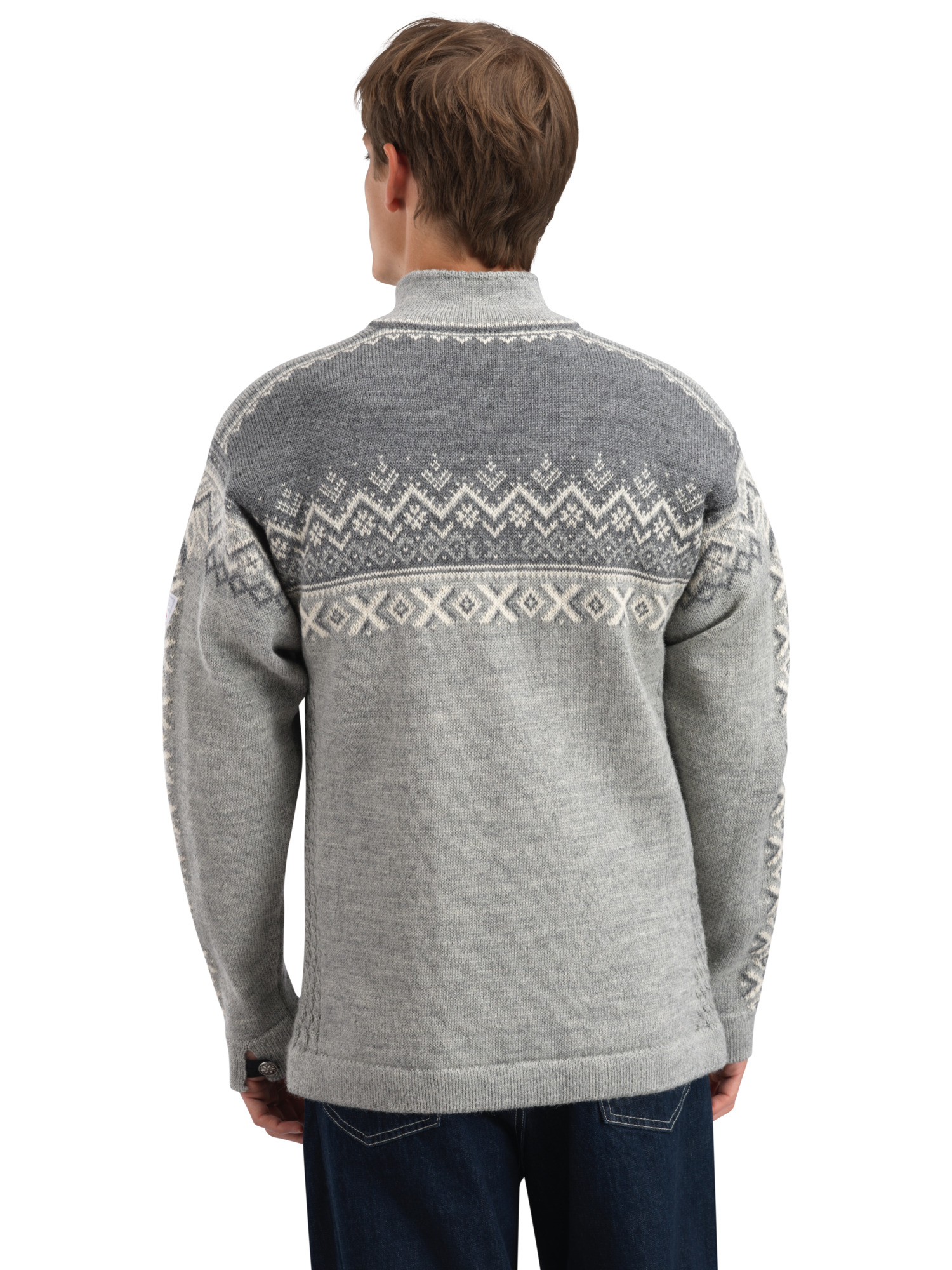 140th Anniversary Men's Sweater - Norwegian Wool LIGHTCHARCOAL