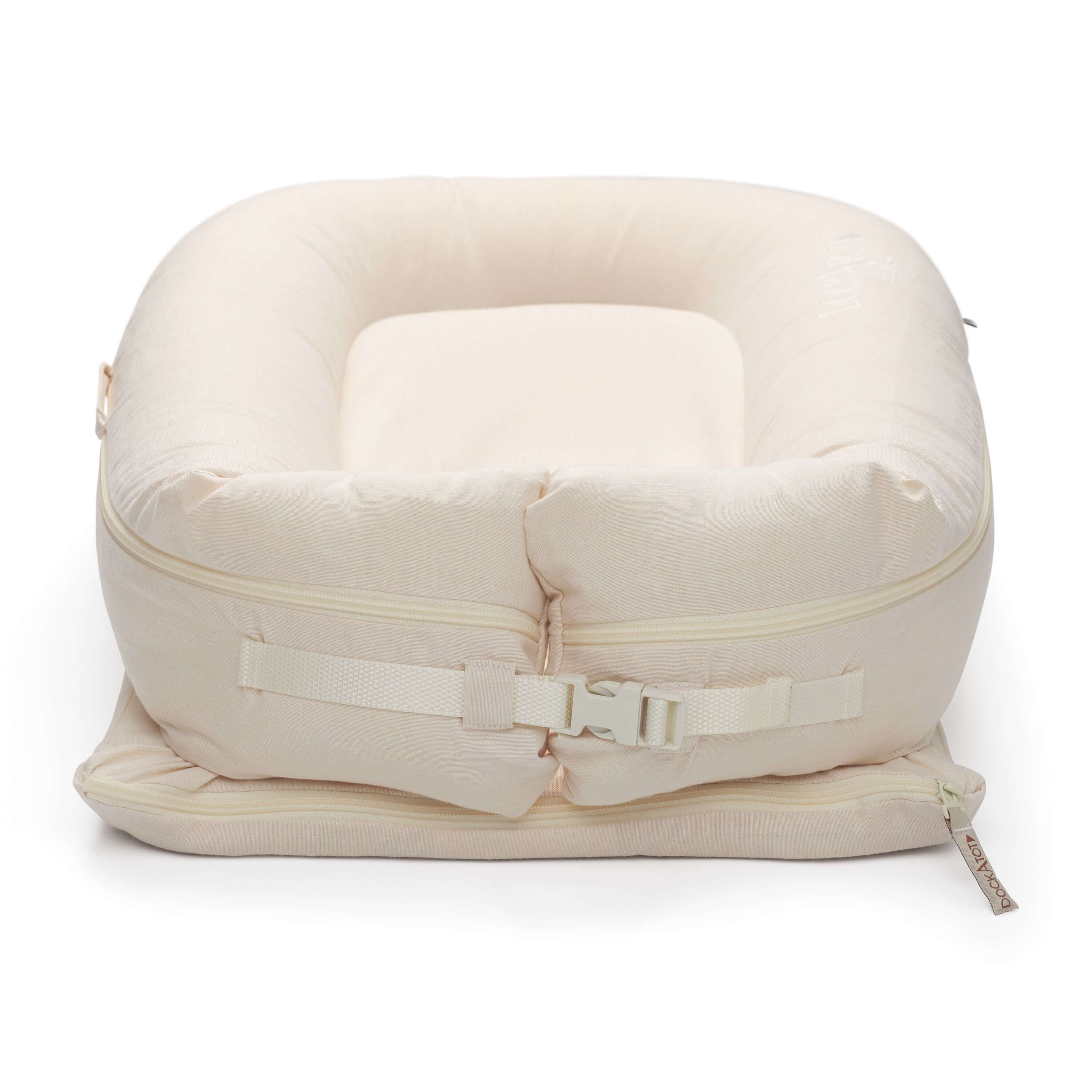 Deluxe+ Dock - Sand Chambray – DockATot EU