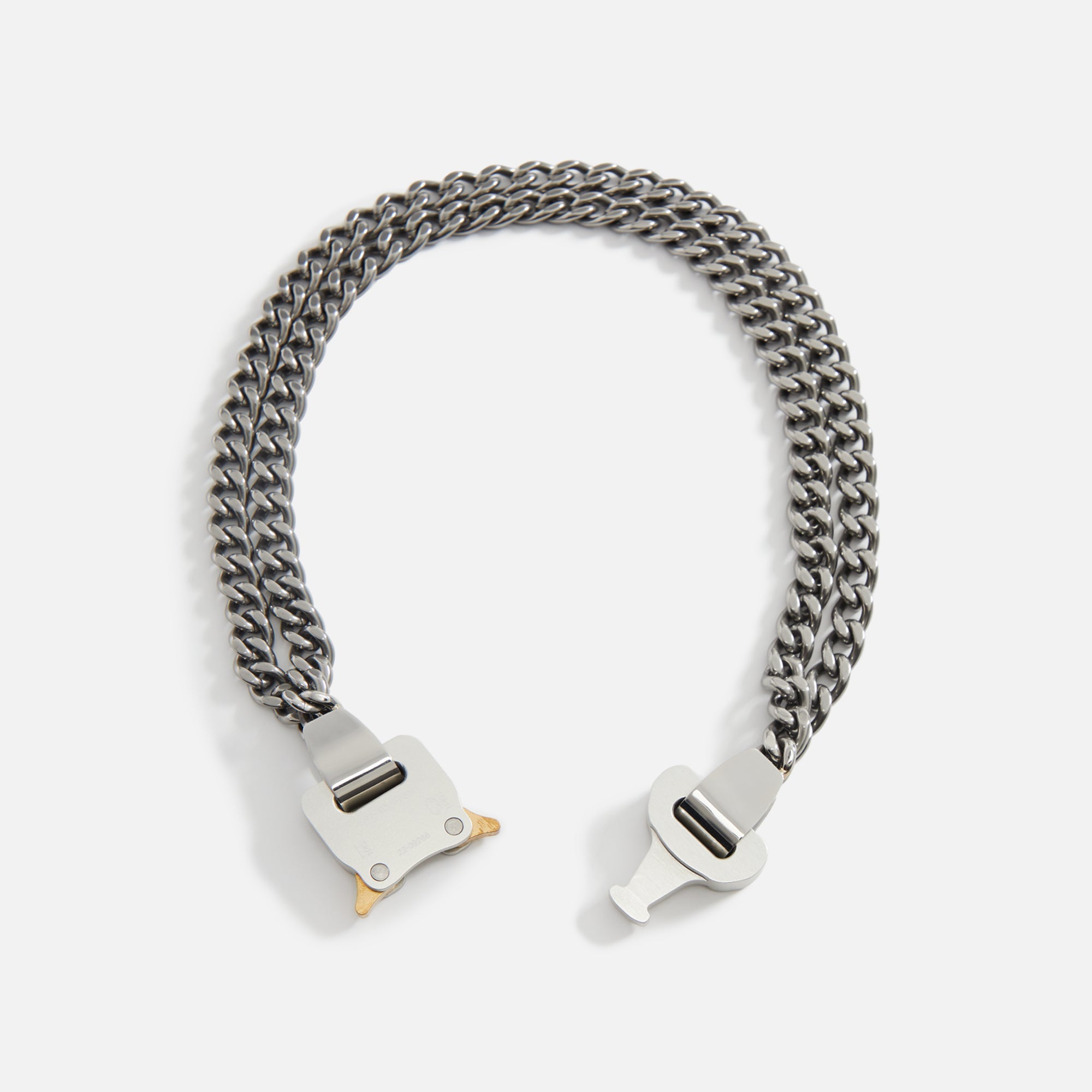 1017 Alyx 9SM 2X Chain Buckle Necklace - Silver – Kith Europe