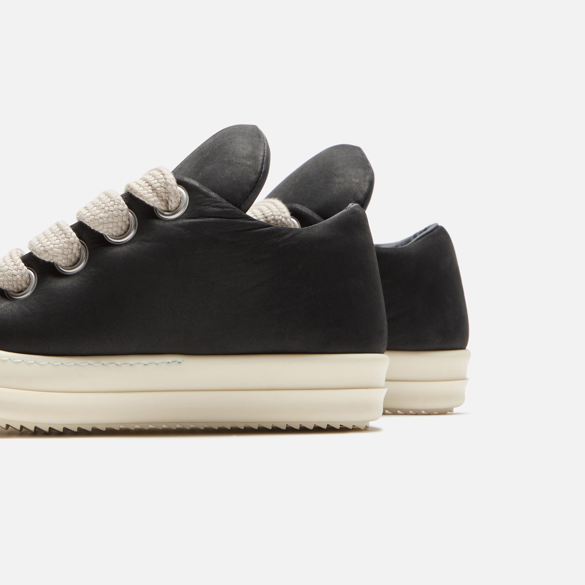 Rick Owens Porterville Jumbo Lace Padded Low Sneakers - Black