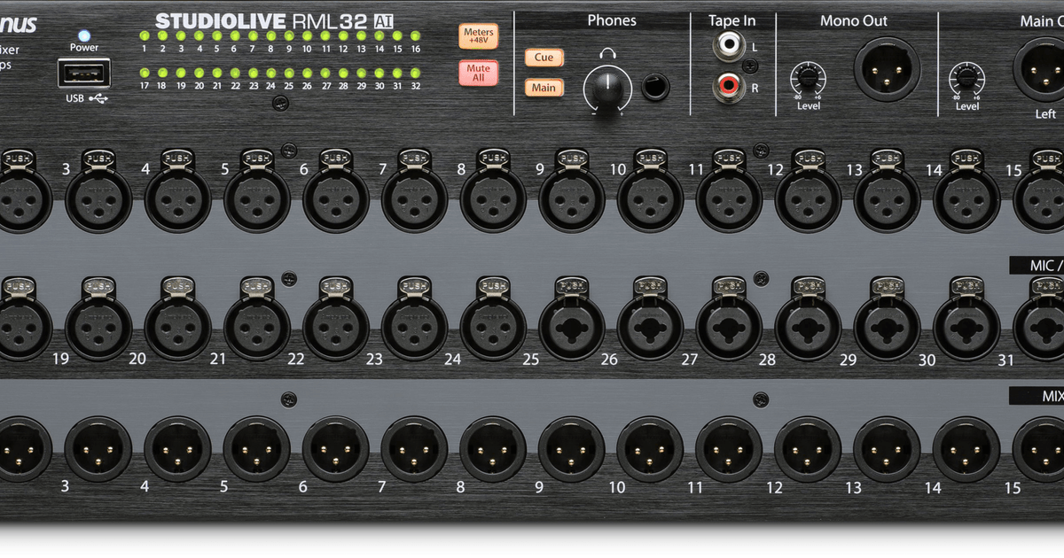 StudioLive RML32AI – PreSonus