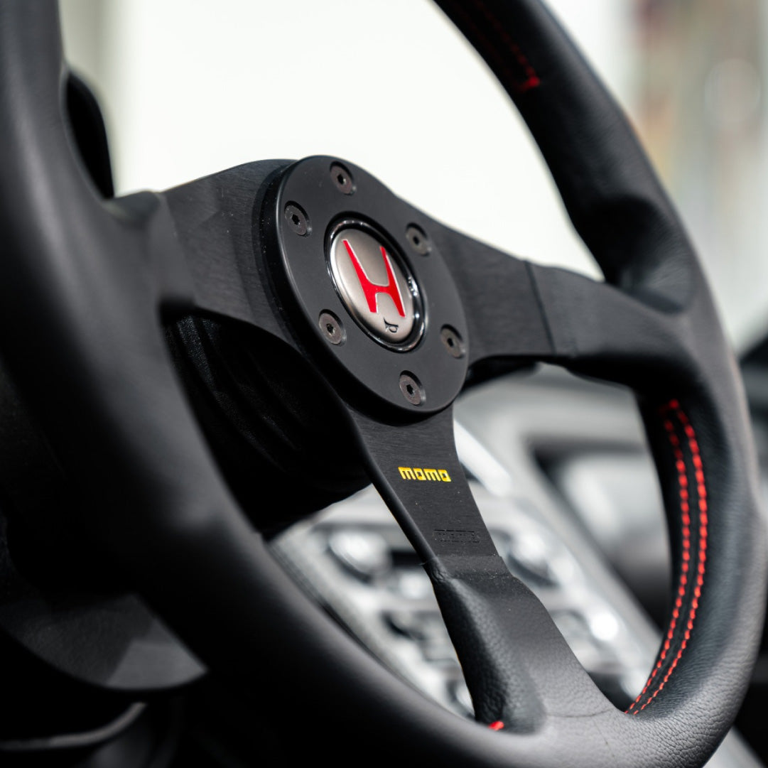 MOMO Honda NSX-R OEM Genuine Horn Button - Round Lip - Made in Japan