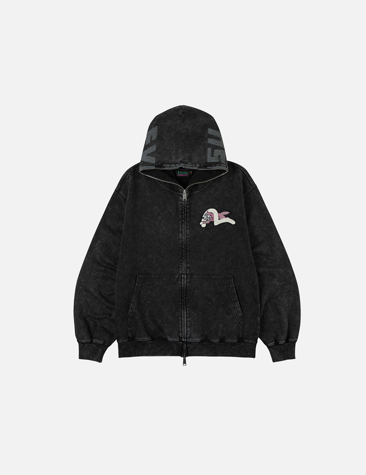 EVISU X ICECREAM カモメ ジップアップフーディー