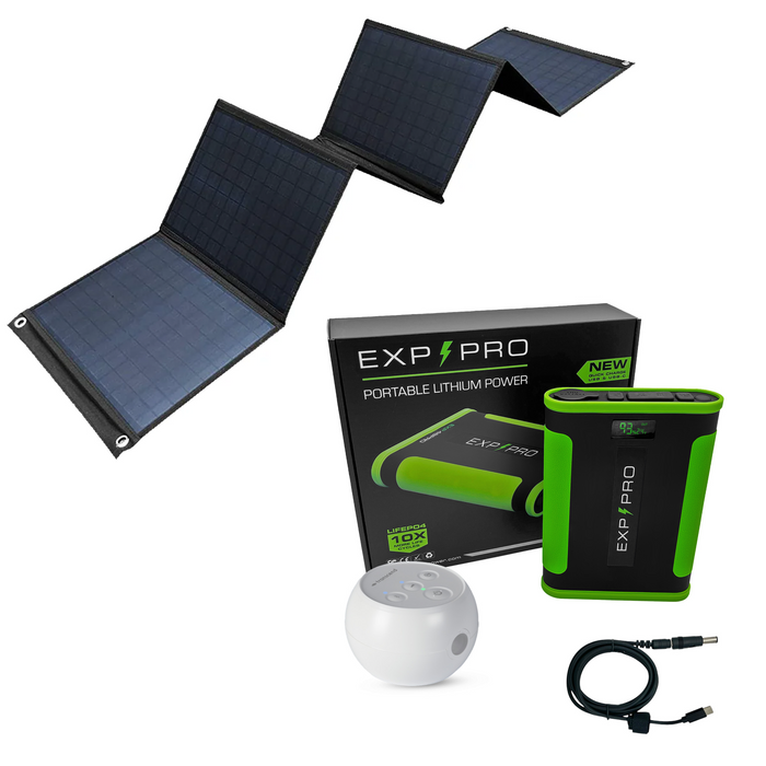 EXP48PRO APEX Battery + 60 Watt Solar Panel Bundle — EXP PRO