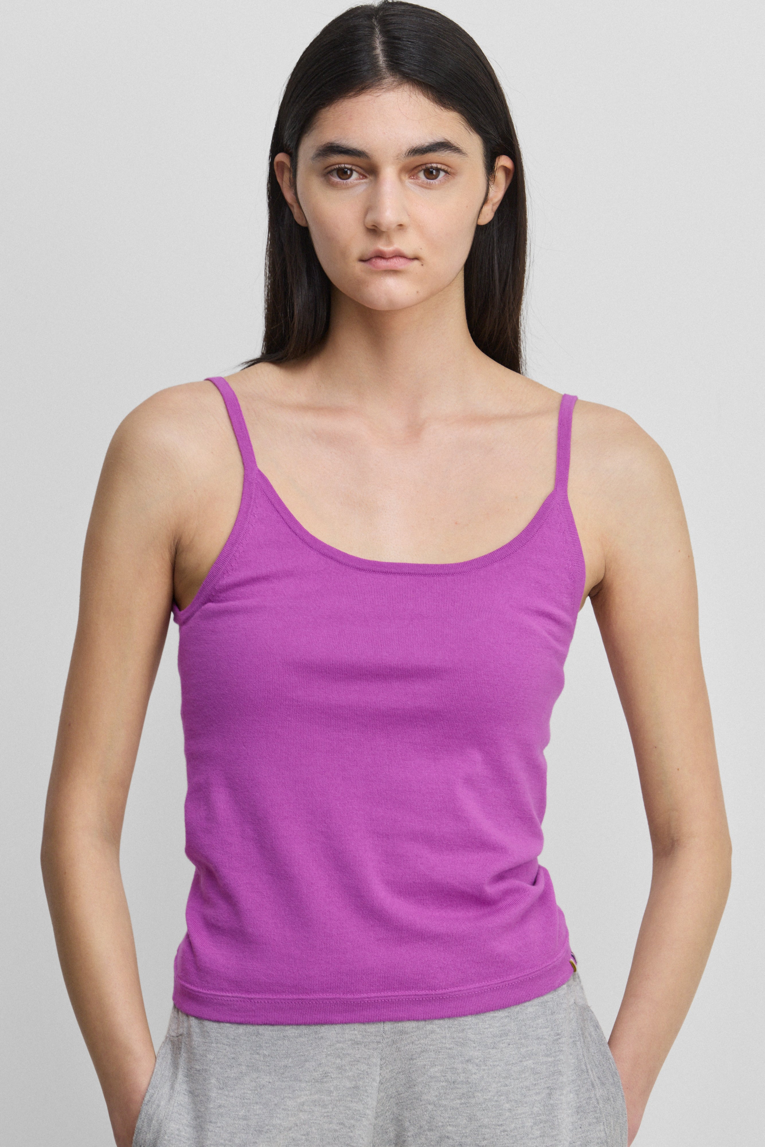 extreme cashmere cotton strap top – 471 britney – extreme cashmere x
