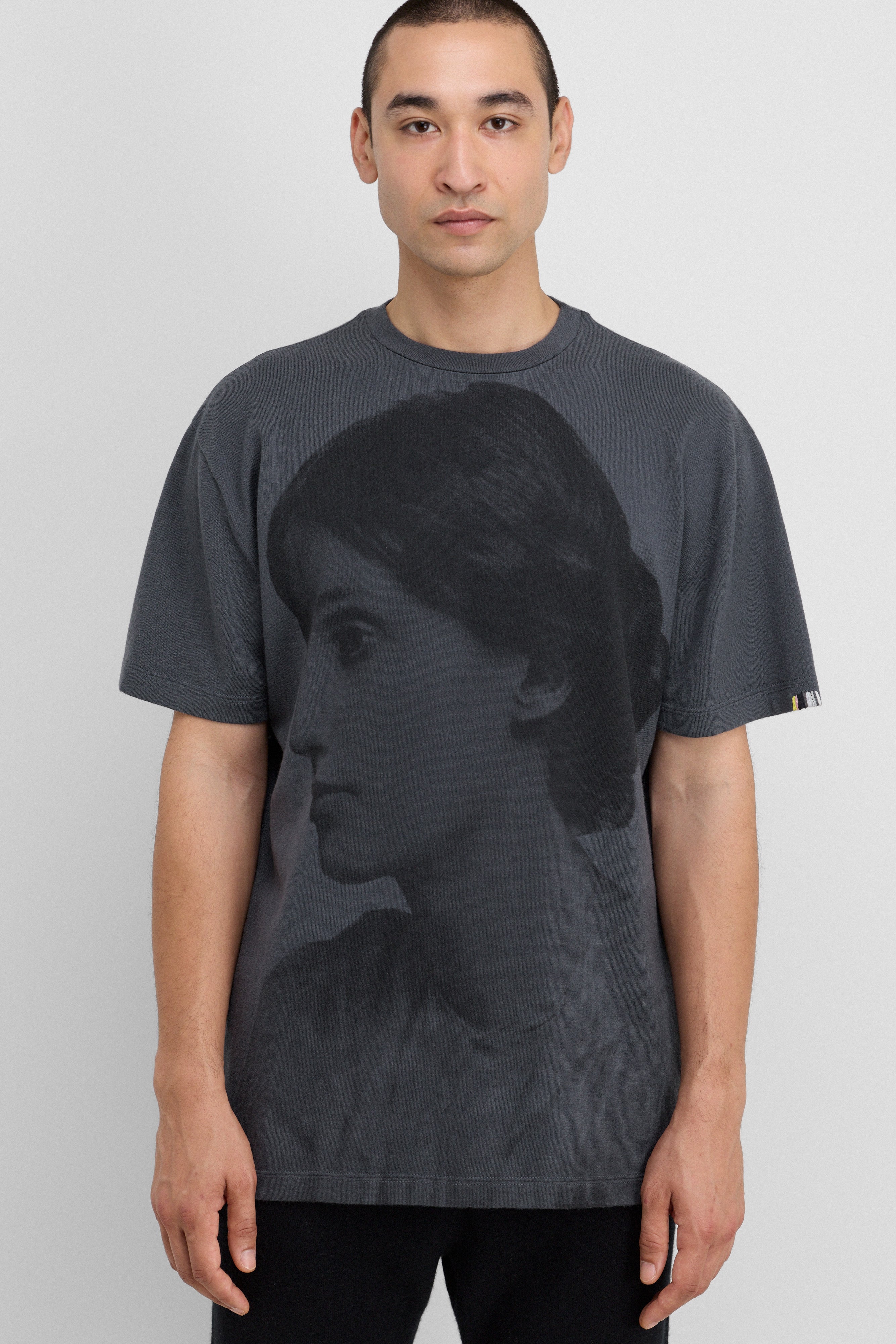 extreme cashmere t-shirt n269 rik virginia woolf print – extreme