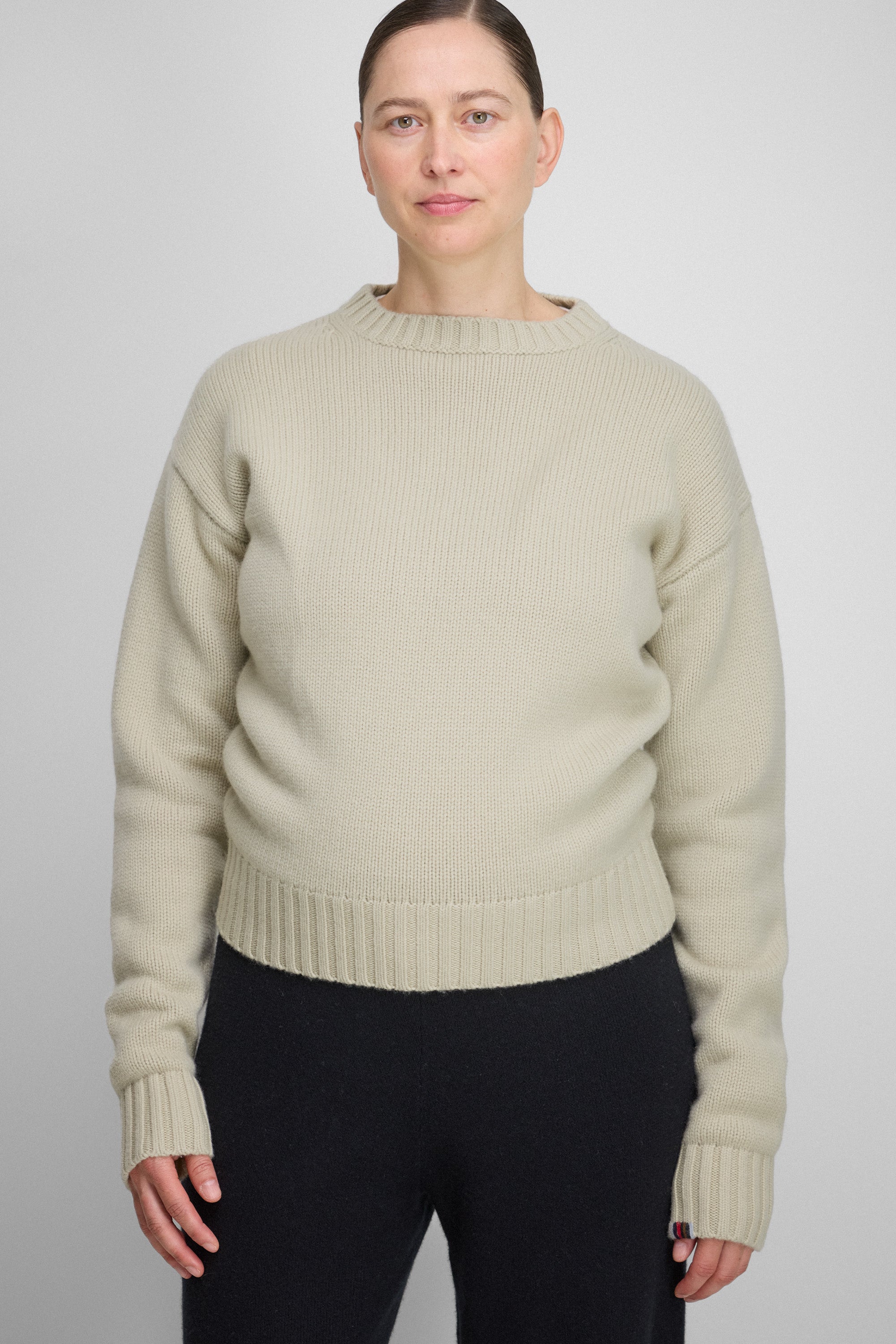 extreme cashmere crew-neck sweater pure – 373 oldie – extreme