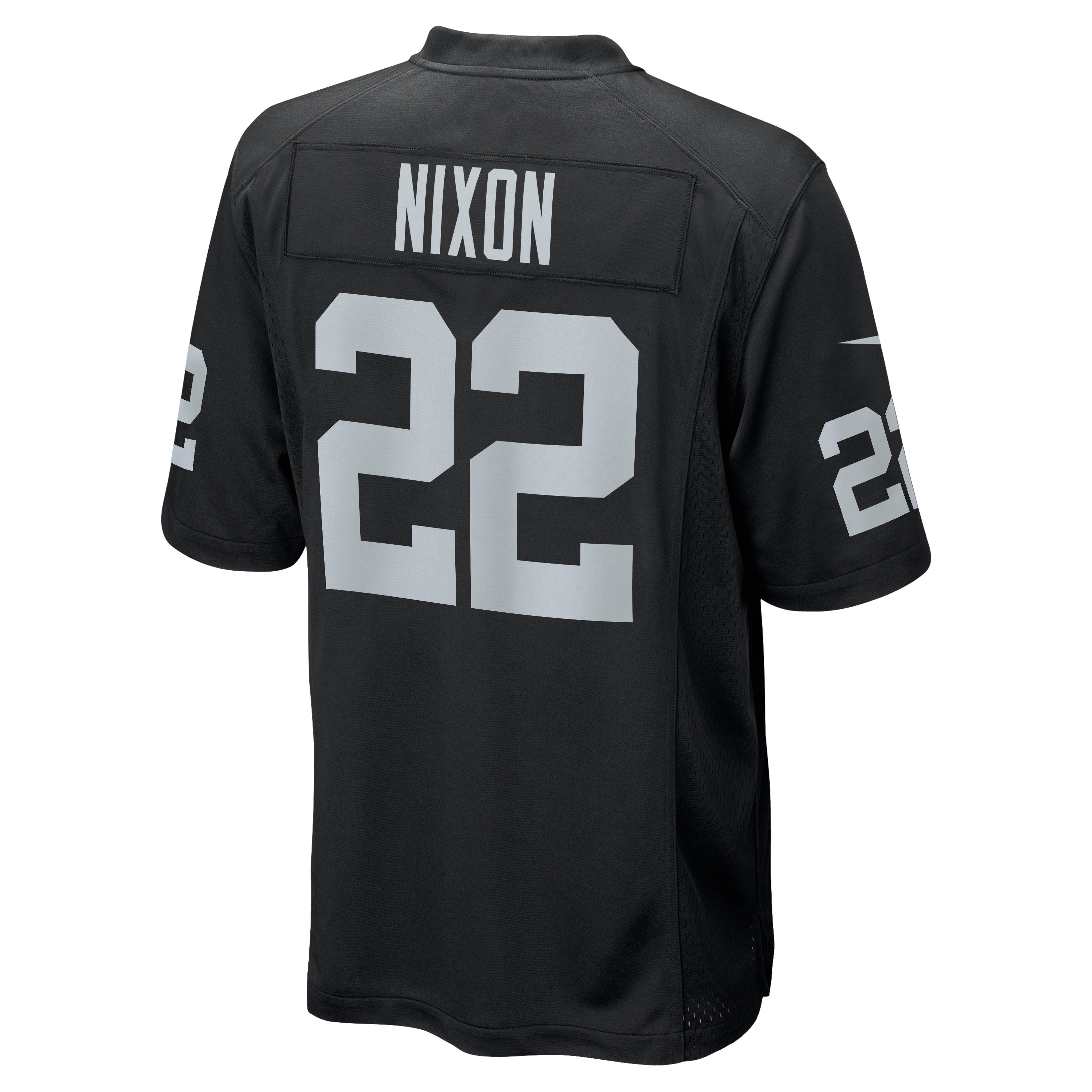 Men's Las Vegas Raiders Keisean Nixon Nike Black Game Jersey
