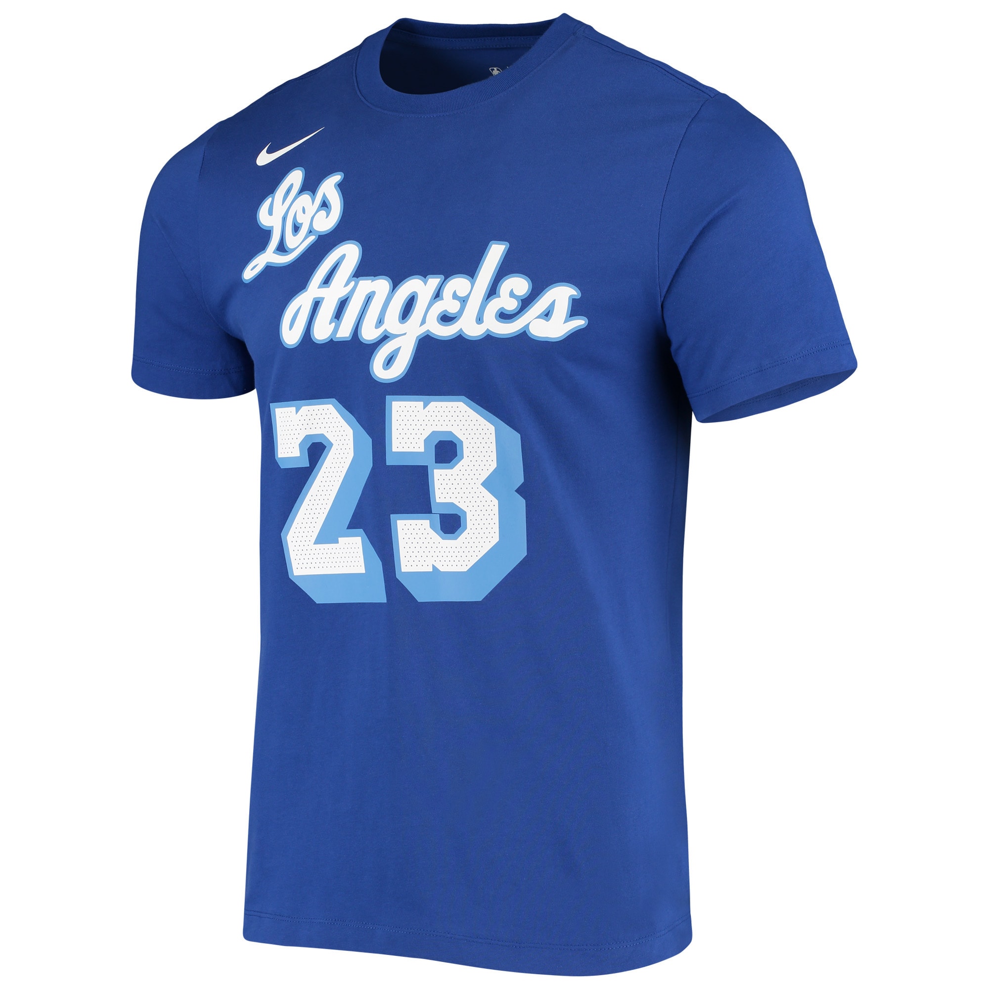 Men's Los Angeles Lakers LeBron James Nike Blue Classic Edition