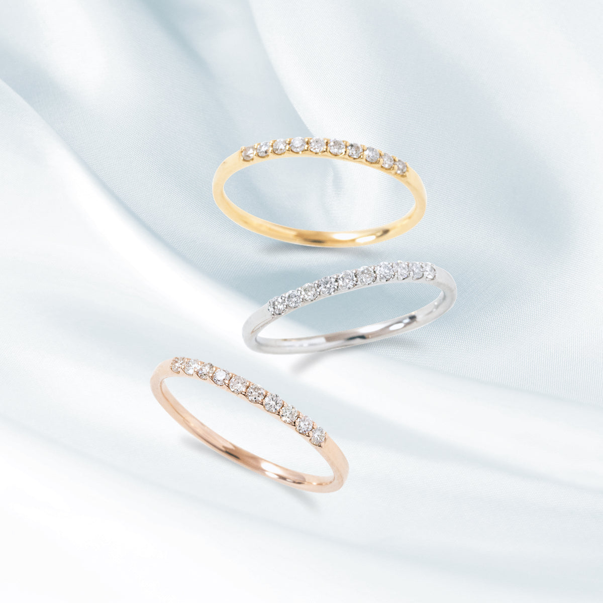 ハーフエタニティリング 0.1ct PT900 プラチナ – facett 公式