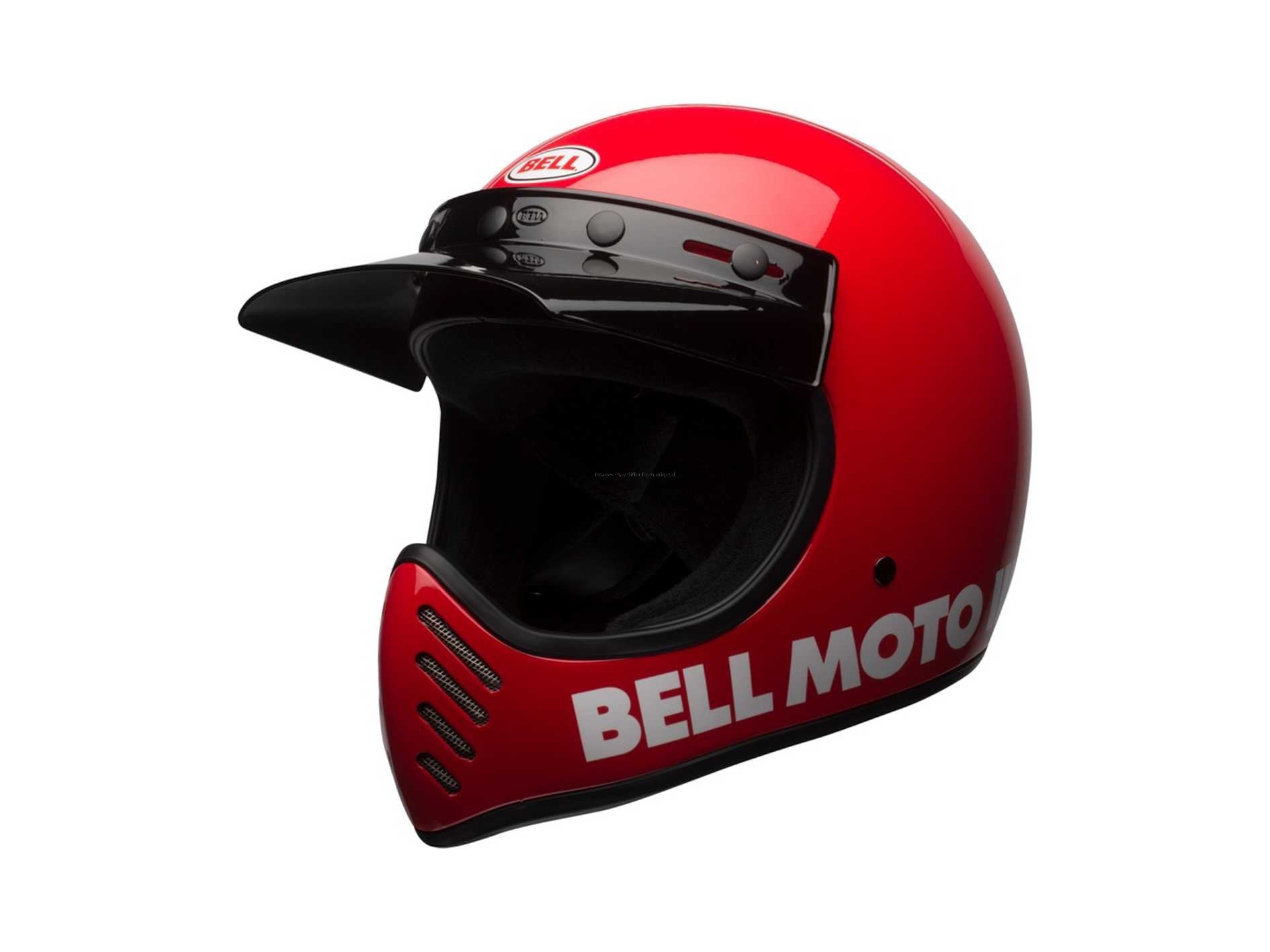 BELL Moto-3 ヘルメット クラシック レッド – Falan Parts