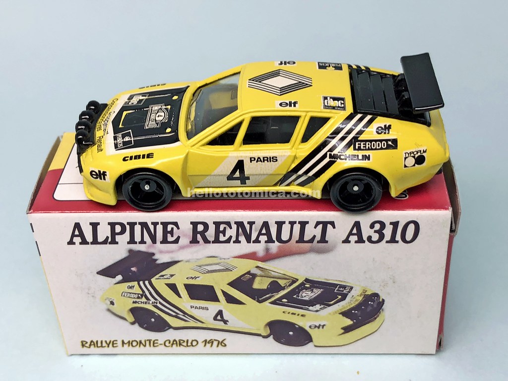 F58-1 アルピーヌルノーA310 モンテカルロラリー1976 | はるてんのトミカ