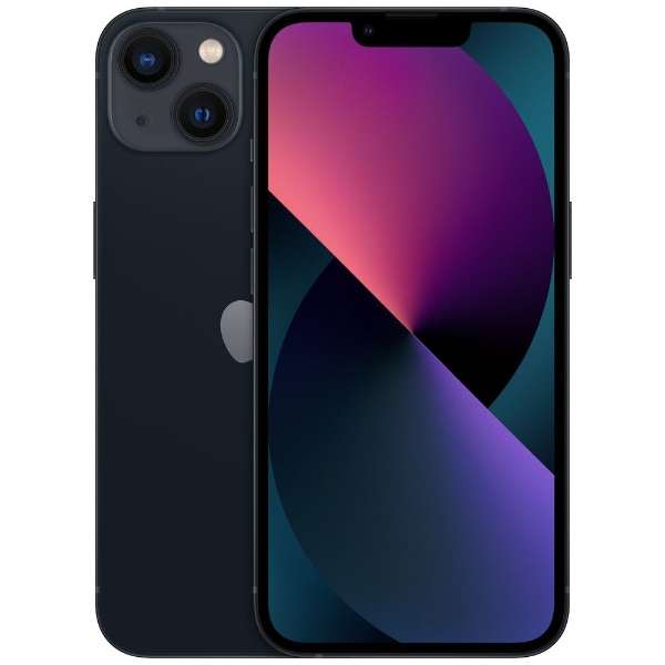 レンタル] Apple iPhone 13 128GB(SIMフリー) ミッドナイト - Rentio