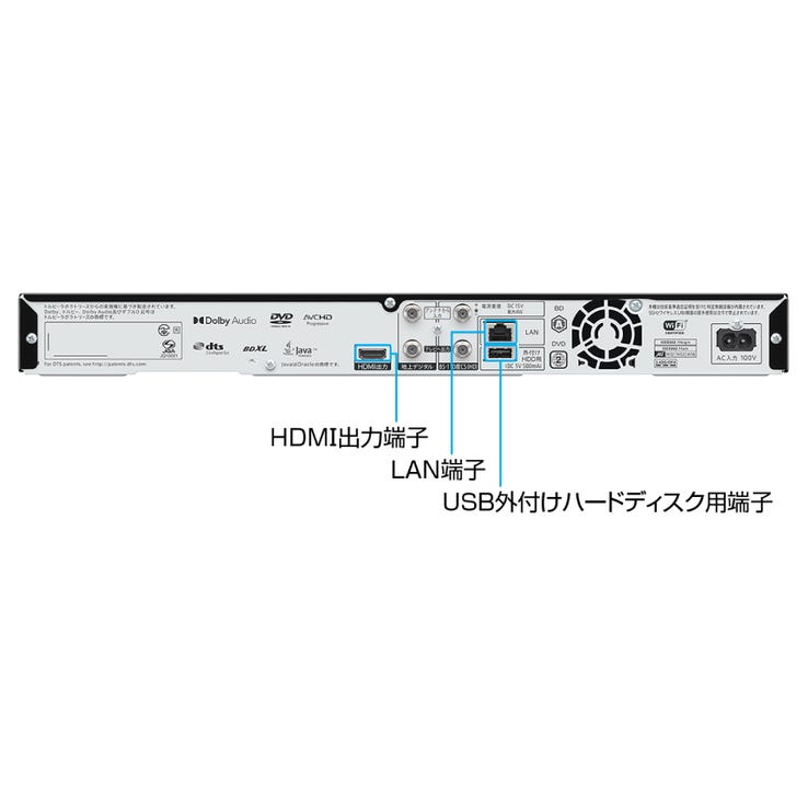 レンタル] シャープ AQUOS ブルーレイ/DVDレコーダー 2B-C10EW1