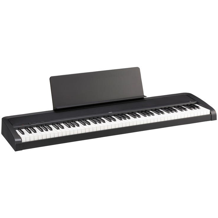 レンタル] KORG B2 電子ピアノ 88鍵盤 ブラック [ダンパーペダル、譜面