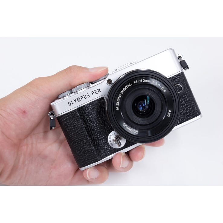レンタル] OLYMPUS PEN E-P7 14-42mm EZ レンズキット シルバー ミラー
