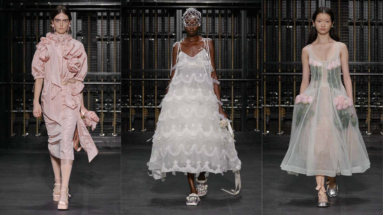 Simone Rocha Melds Roses, Bows and Bridal With Voluminous