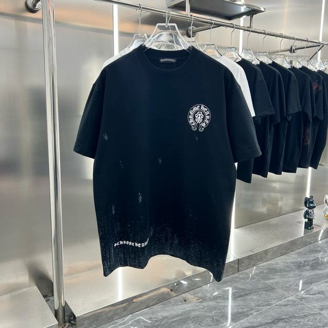 Chrome Hearts || Oversized Gradient T-Shirt Black – FASHION MYST