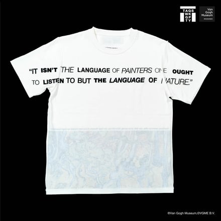 ゴッホのアートを落とし込んだTシャツやトートバッグ、タグス