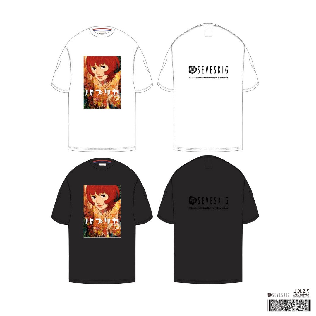 セヴシグが「パーフェクト・ブルー」「千年女優」のTシャツを限定発売