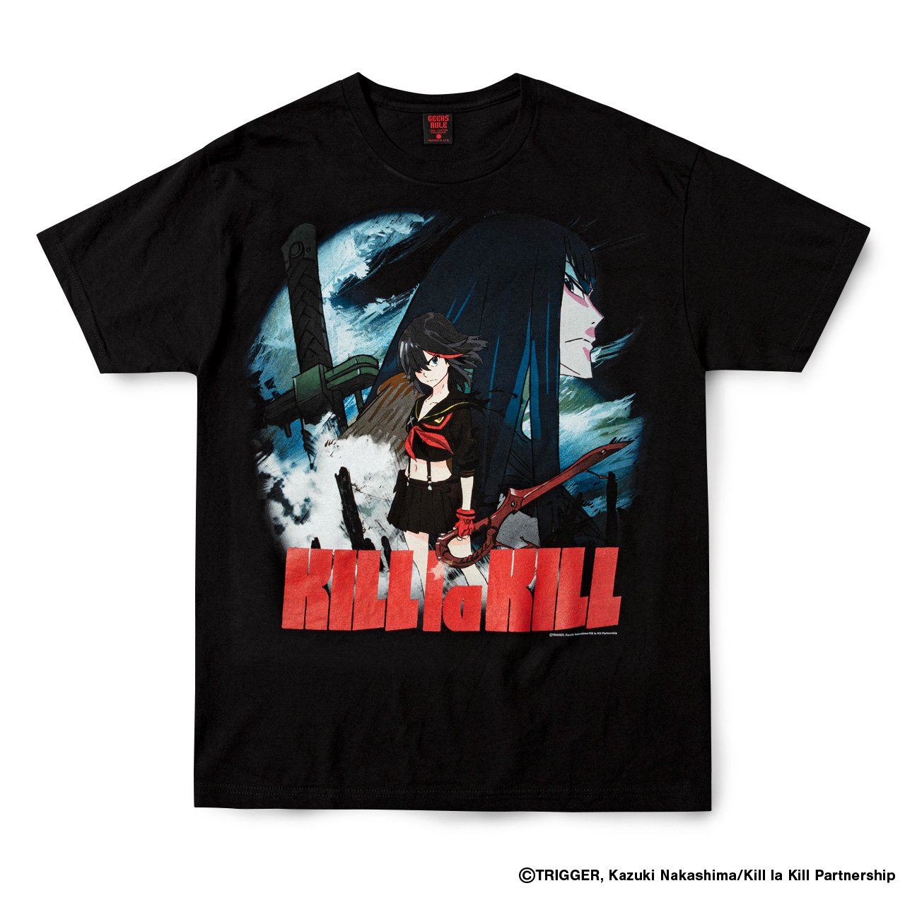 ギークス ルールがアニメ「キルラキル」とのコラボTシャツ発売