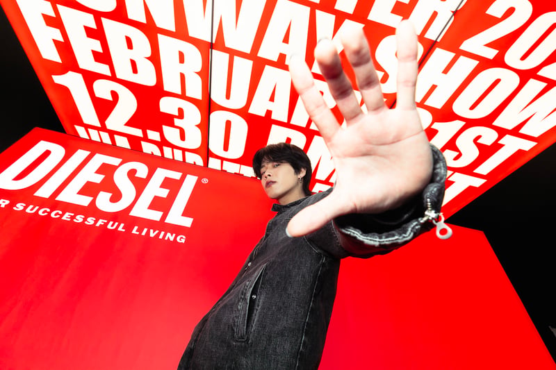 ミラノの街で躍動するDIESEL × コムドットやまと
