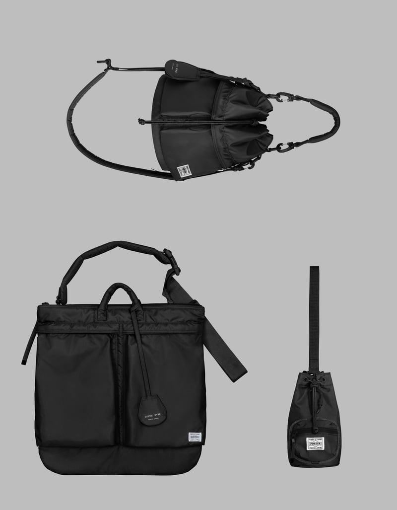 ポーター × ハイク再び ナイロンオックスを用いたヘルメットバッグなど