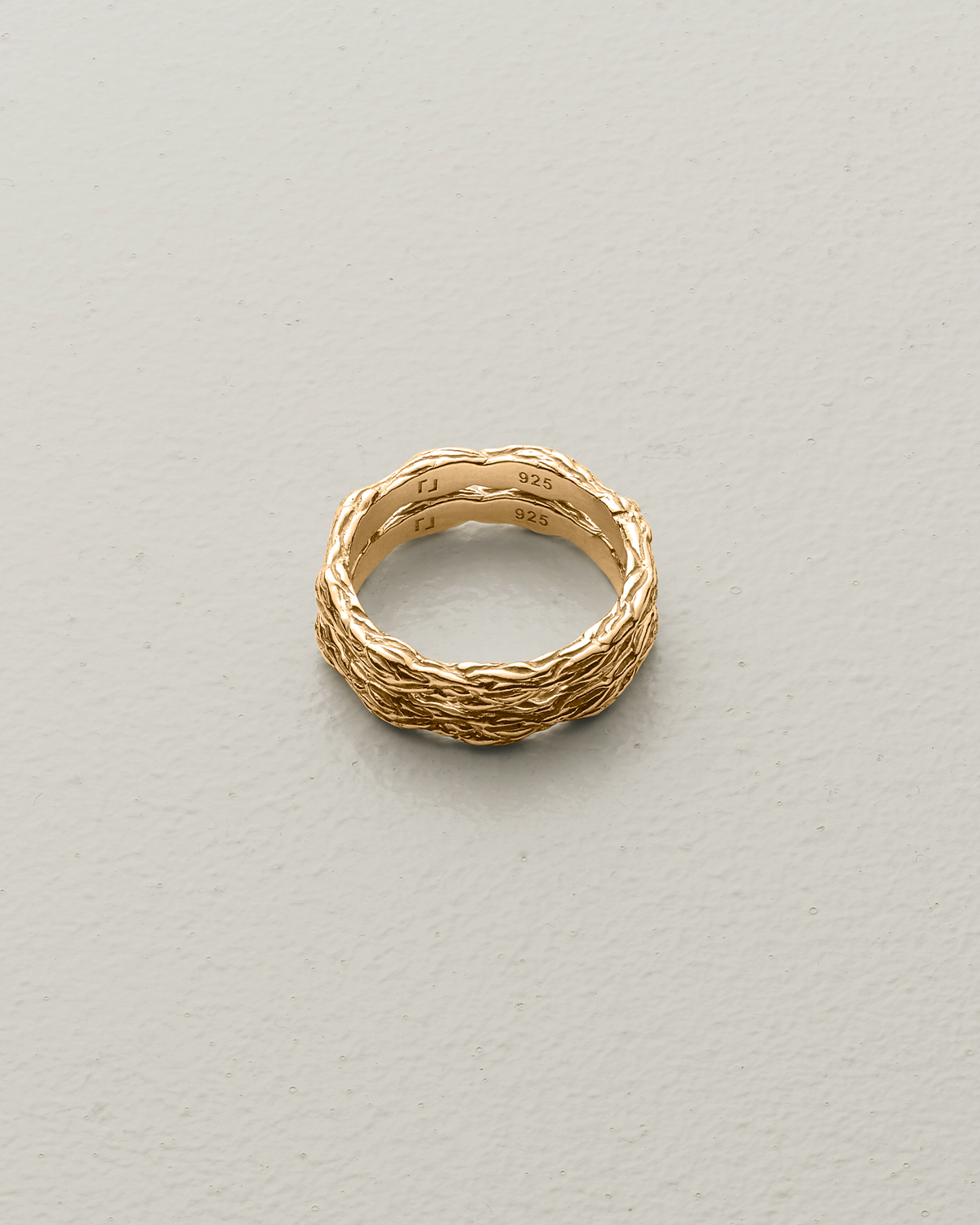 Log Twin Rings/Silver | Fauvirame | フォーヴィレイムの公式