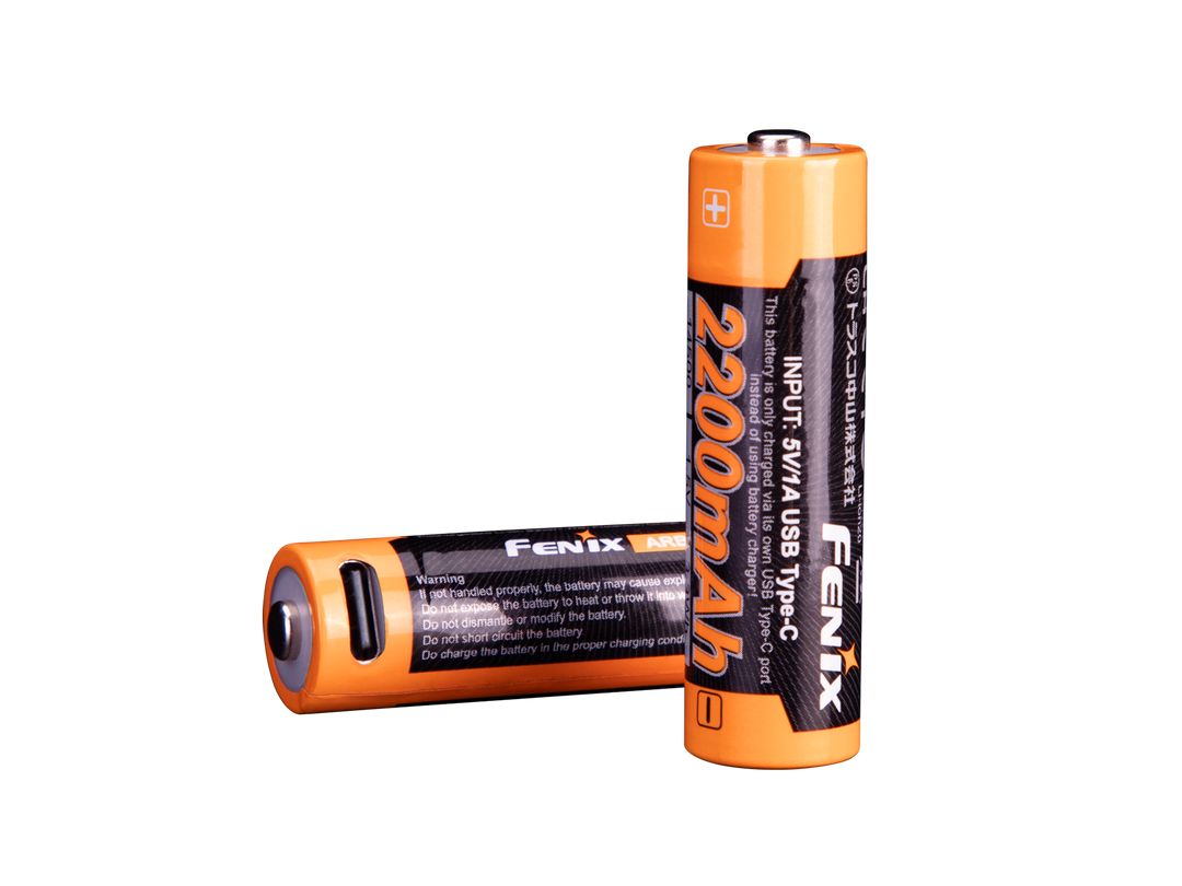 Fenix USB Rechargeable Li-ion AA Size Battery – Fenix Store