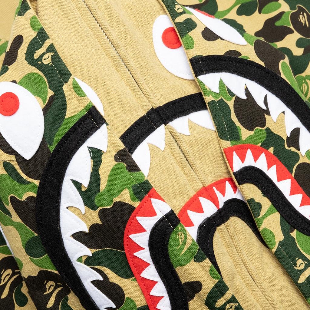 Abc Camo Double Shark Full Zip Hoodie - Green – Feature