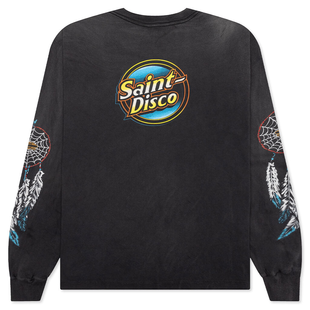 Saint Michael X Teflon Disco Mx6 Saint Disco L/S Tee - Black – Feature