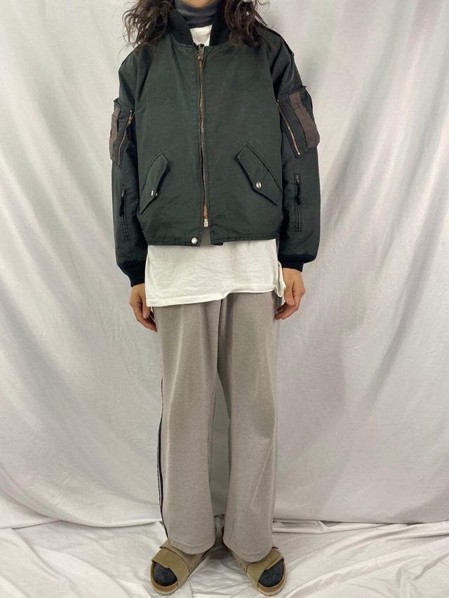 80年代 80s カナダ軍 ミリタリー ロイヤルカナディアンエアフォース 黒