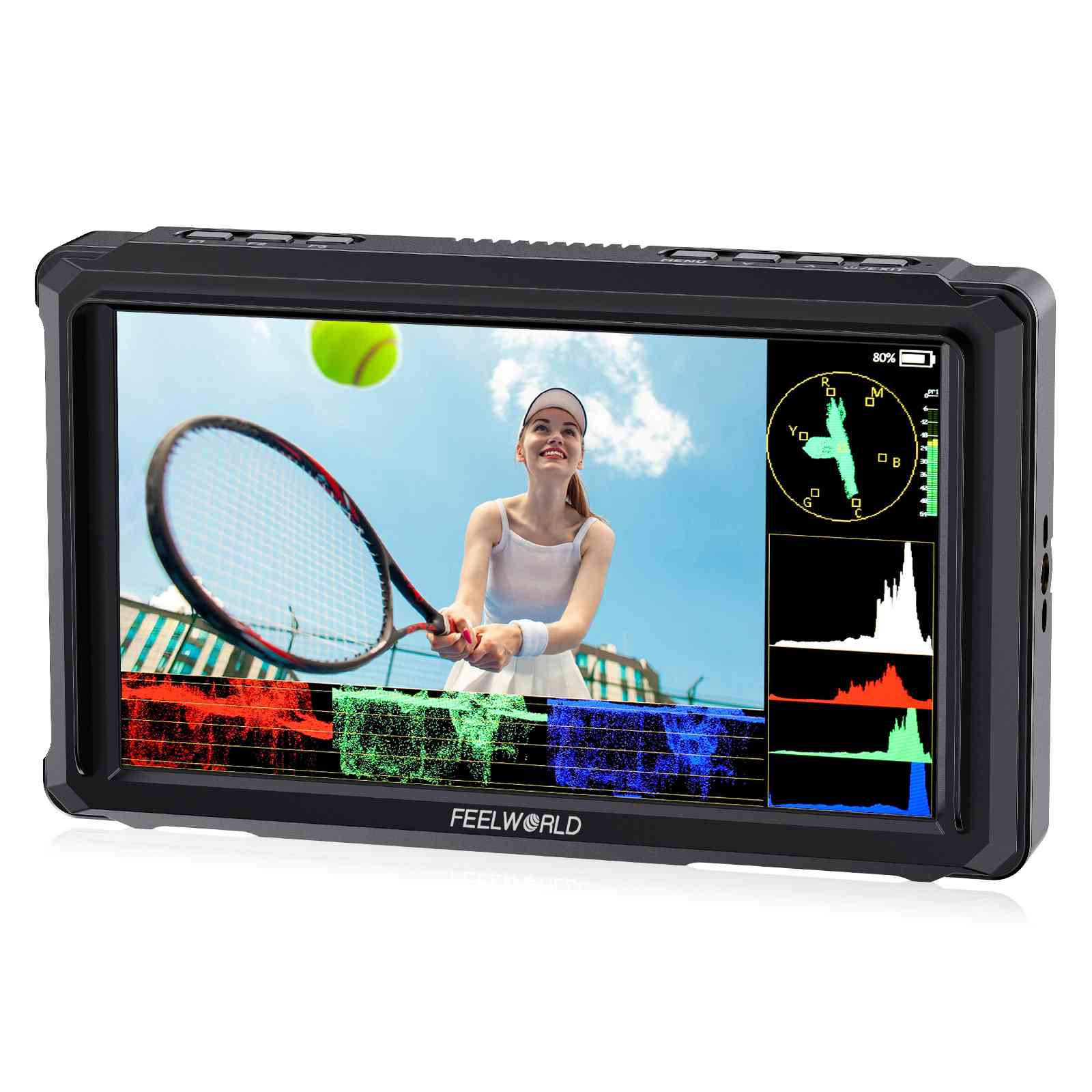 FEELWORLD FW568 PRO 6インチ 1200nit 高輝度 カメラ DSLR モニター 4K