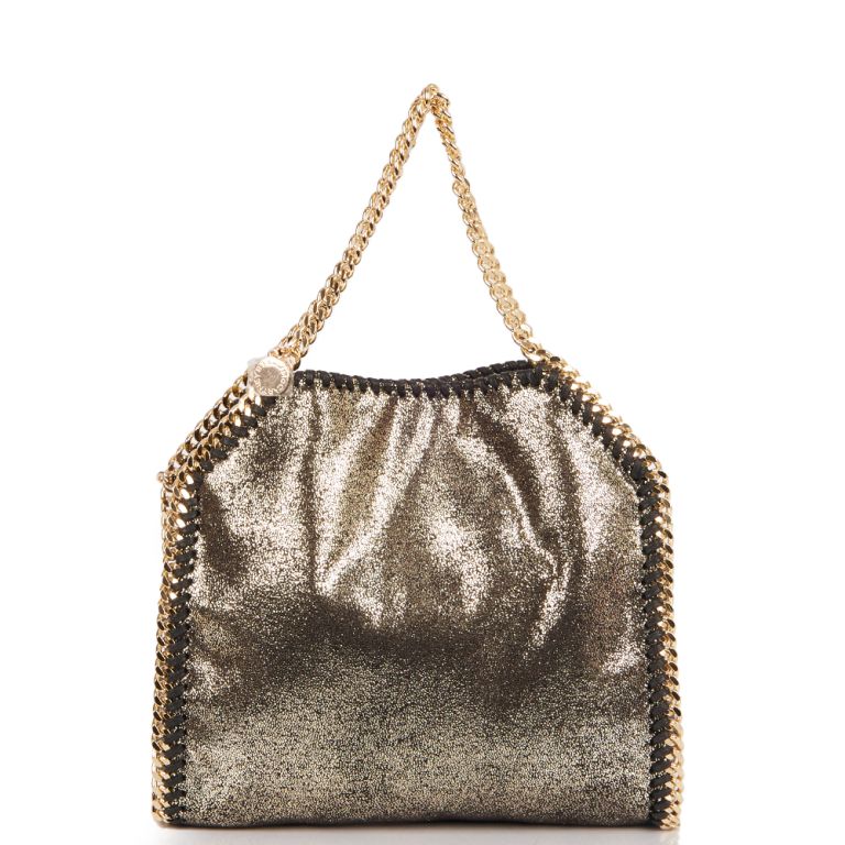 Stella McCartney Falabella Tote in Metallic, Vegan Leather