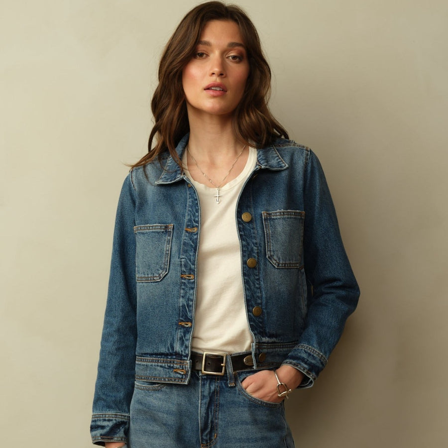 Women's Cody Jacket in Japanese Denim – FIELD + SUPPLY