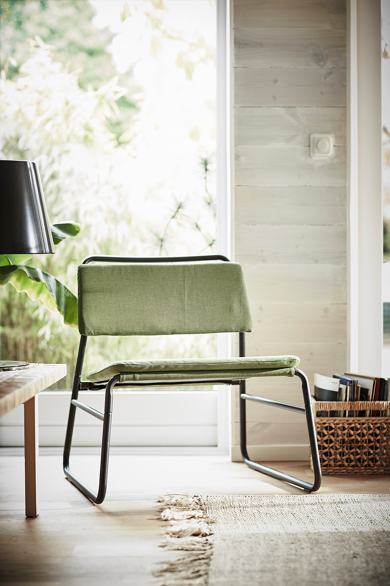 LINNEBÄCK easy chair Orrsta olive-green - IKEA