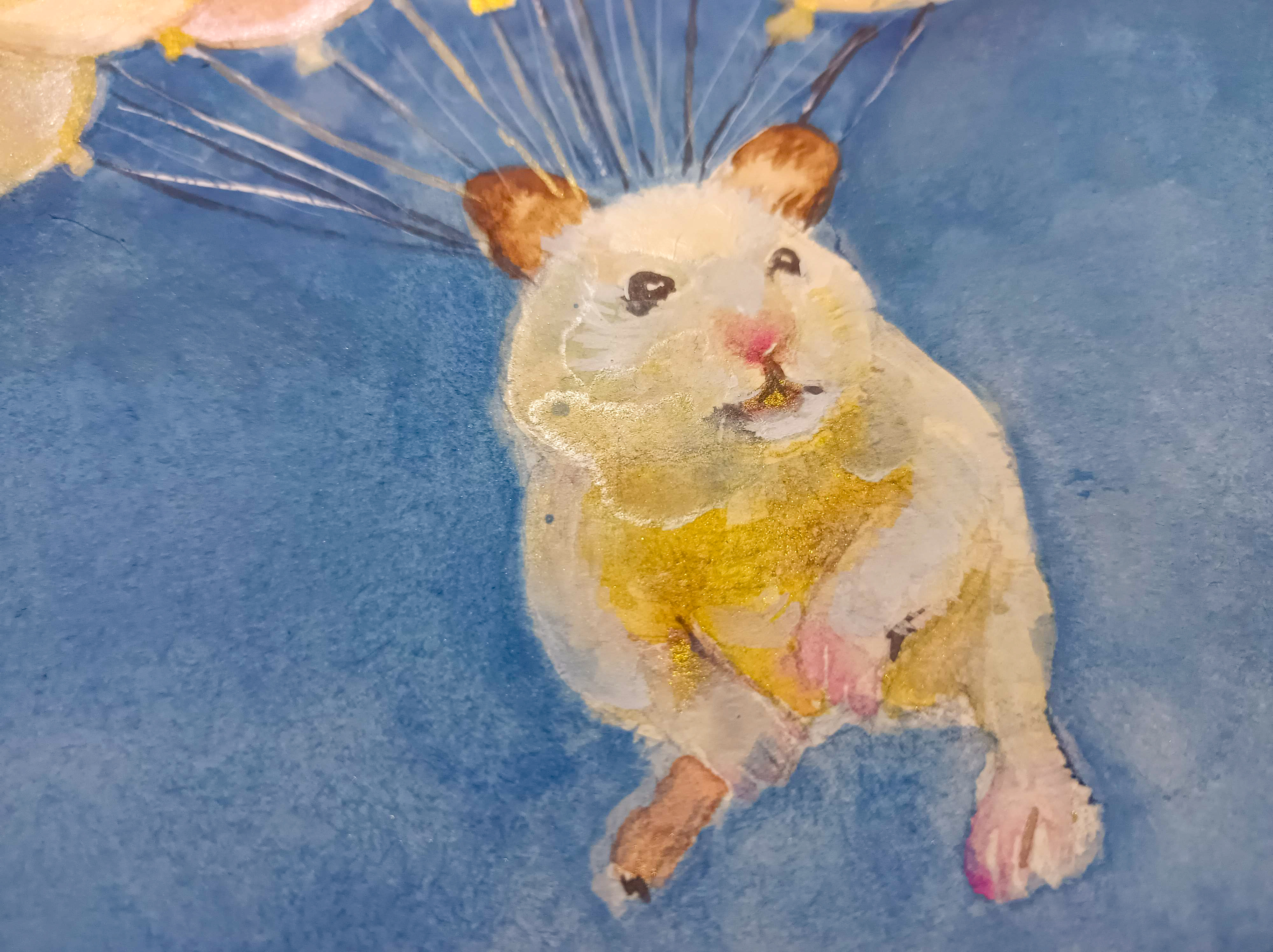 風船とハムスター by MiuMiu - 絵画販売・購入・レンタル（サブスク