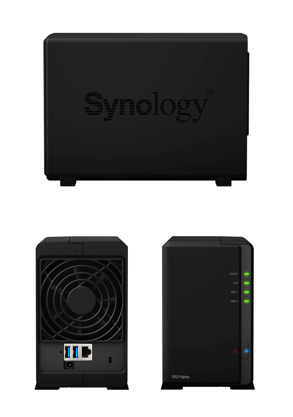Buy Synology DiskStation DS218play 2 Bay NAS with 1GB RAM