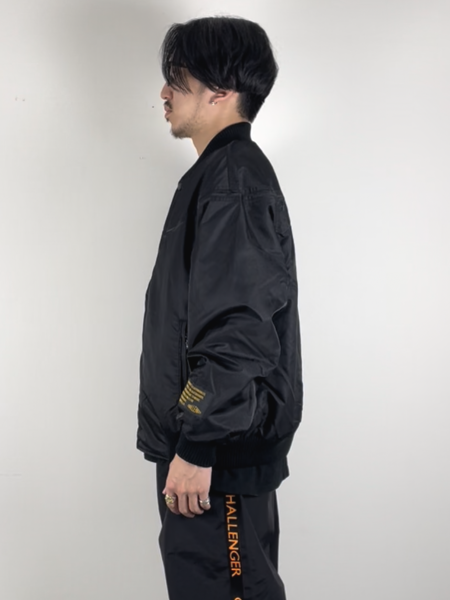 CHALLENGER / FLIGHT DERBY JACKET -Black-