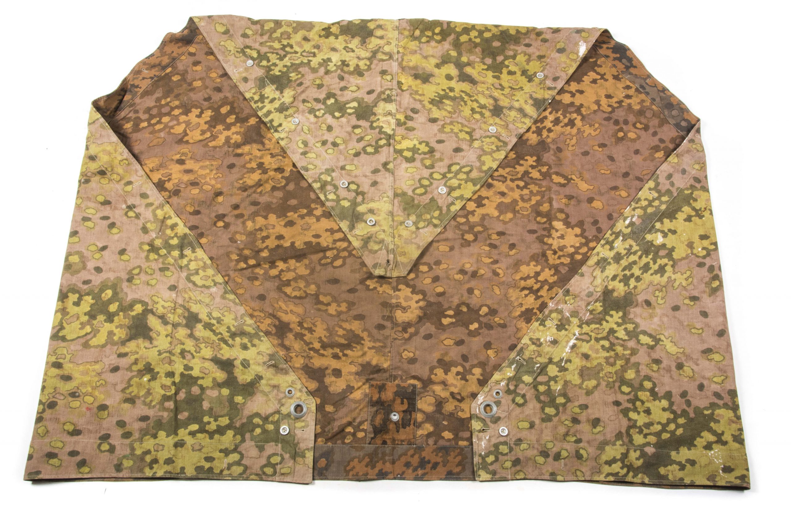 Single grommet Waffen-SS Zeltbahn in oak leaf C camouflage – fjm44