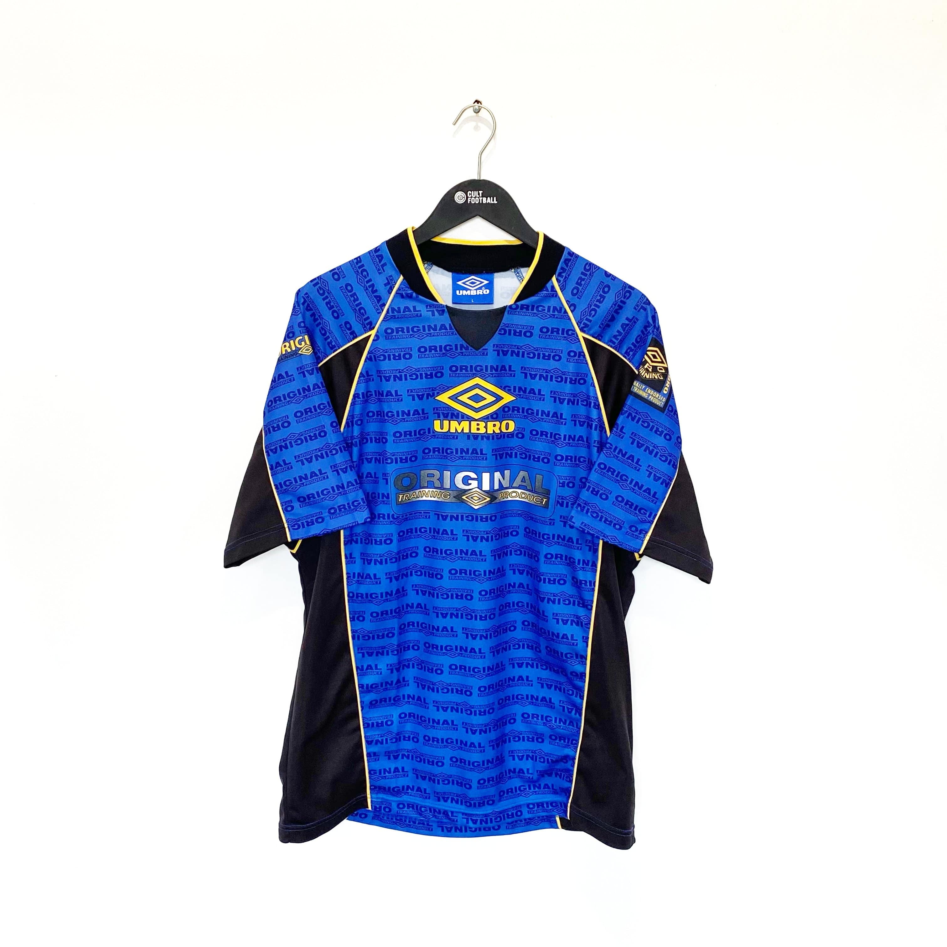1996/97 CANTONA Vintage Umbro Training Football Shirt (L